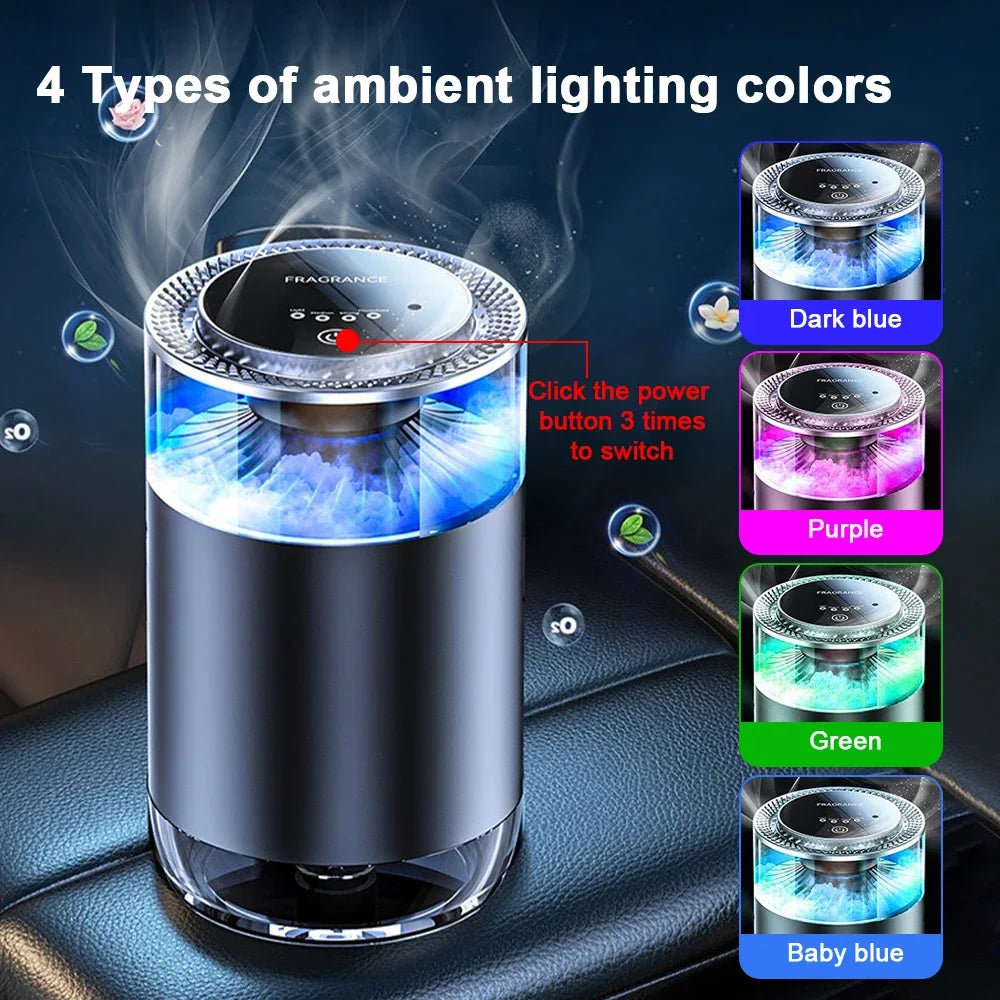 Cloud Mist Magic โ Rechargeable Car Freshener with Smart Scents!