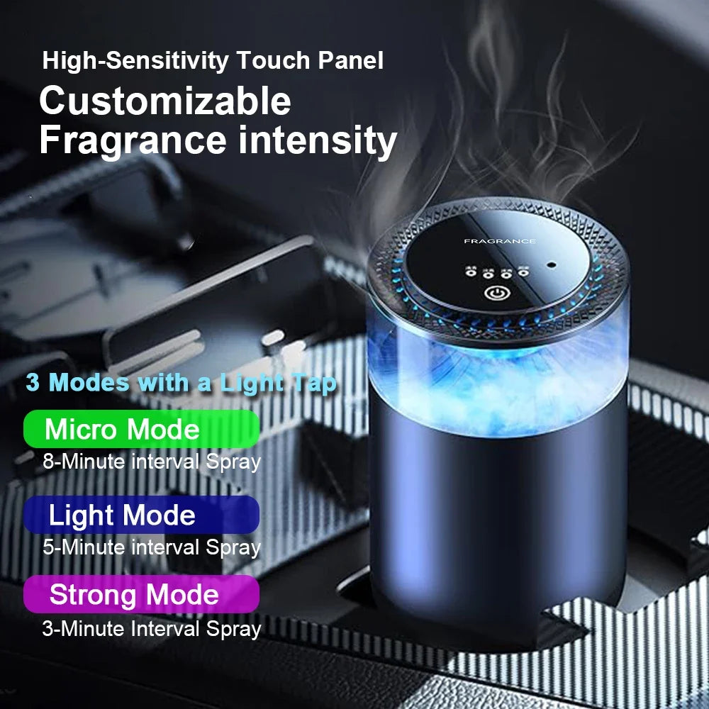 Cloud Mist Magic โ Rechargeable Car Freshener with Smart Scents!