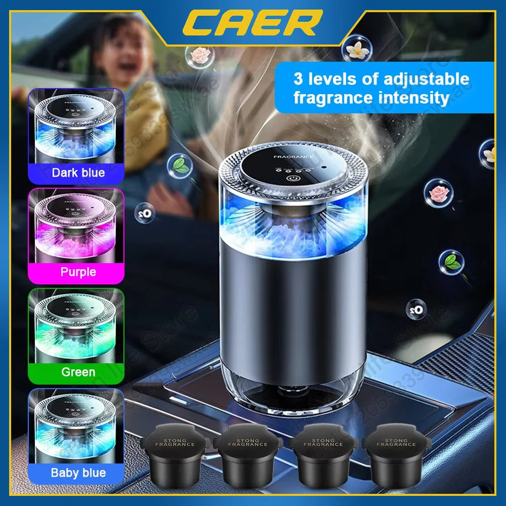 Cloud Mist Magic โ Rechargeable Car Freshener with Smart Scents!