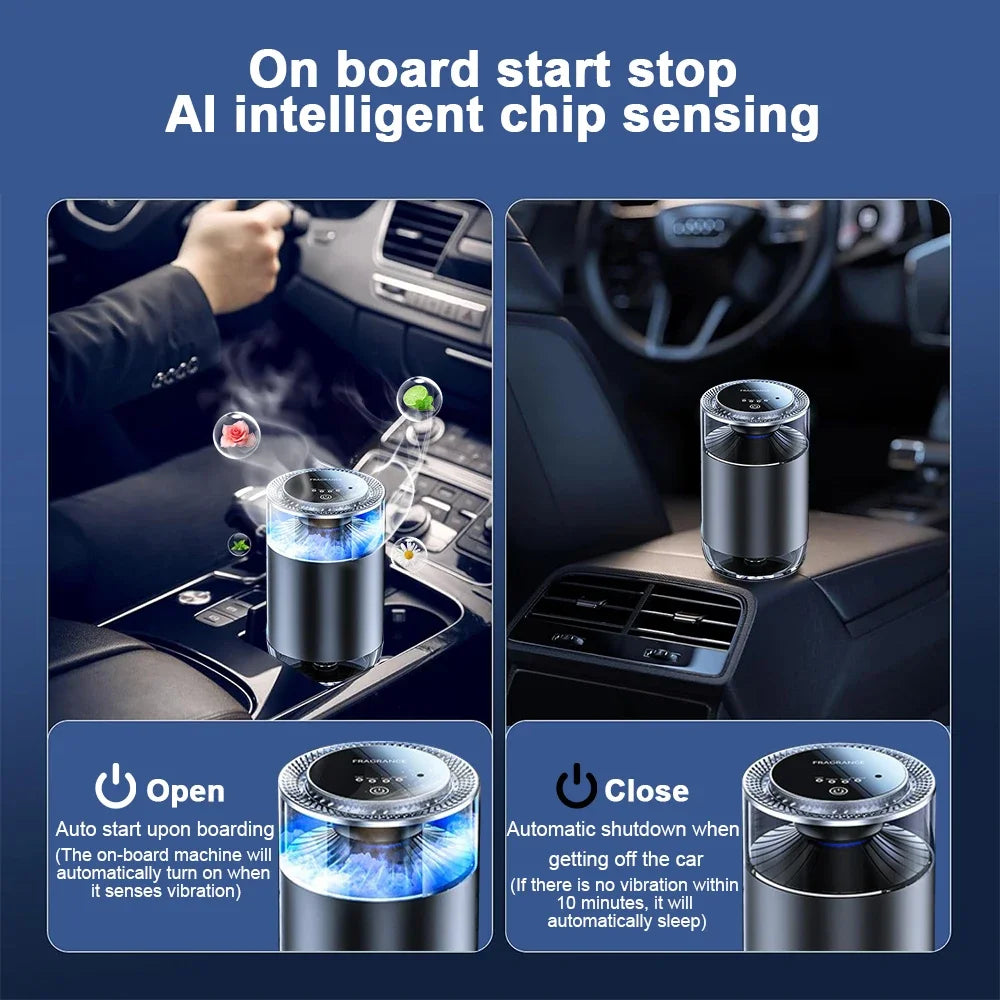 Cloud Mist Magic โ Rechargeable Car Freshener with Smart Scents!