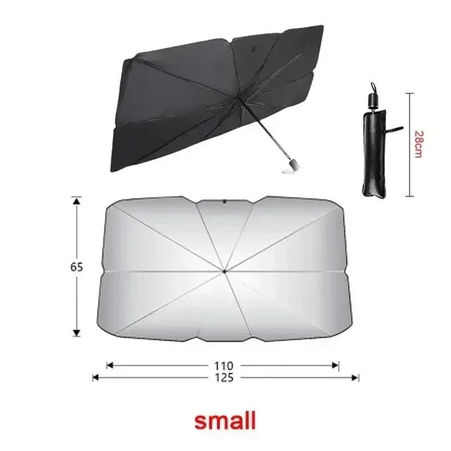 Universal Car Windshield Sunshade – Foldable & UV Protection