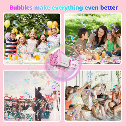BUBBLE FUN Bazooka Gun- 60 holes