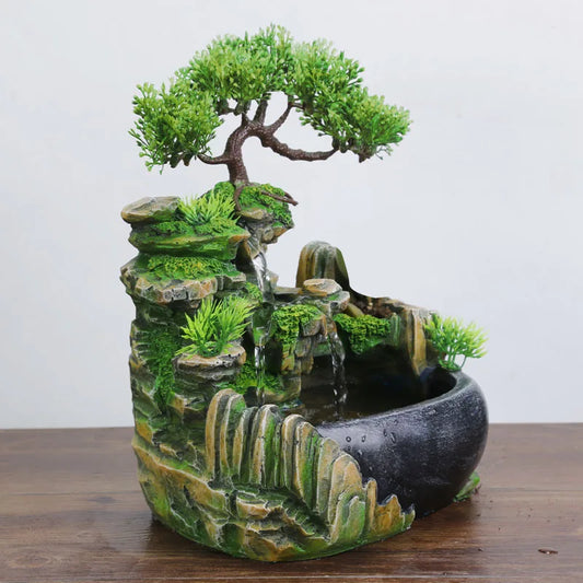 Wealth Feng Shui Flowing Water Fountain