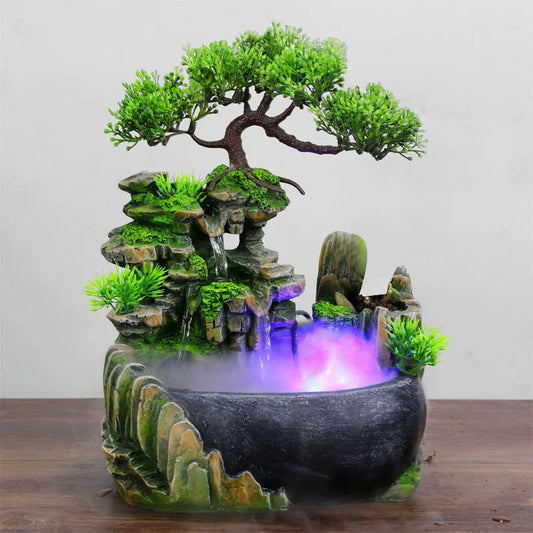 Wealth Feng Shui Flowing Water Fountain