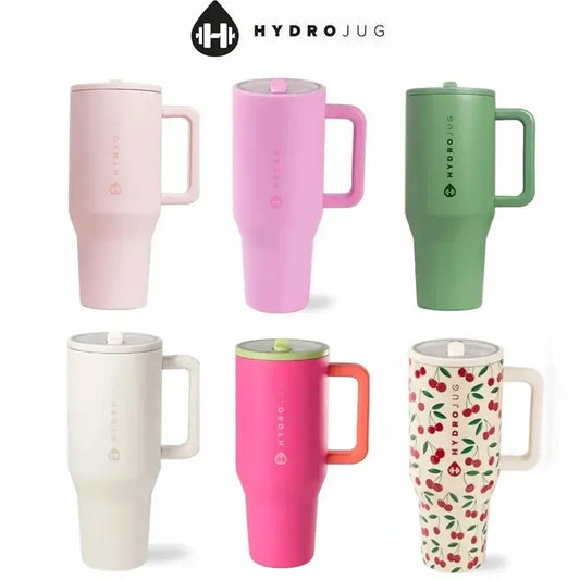 HydroJug Tumbler – 32OZ Stainless Steel Vacuum Insulated Travel Mug with Straw Lid