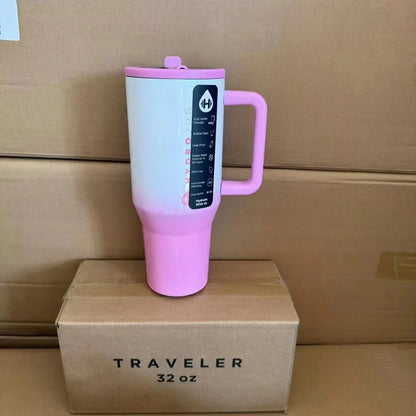 HydroJug Tumbler – 32OZ Stainless Steel Vacuum Insulated Travel Mug with Straw Lid