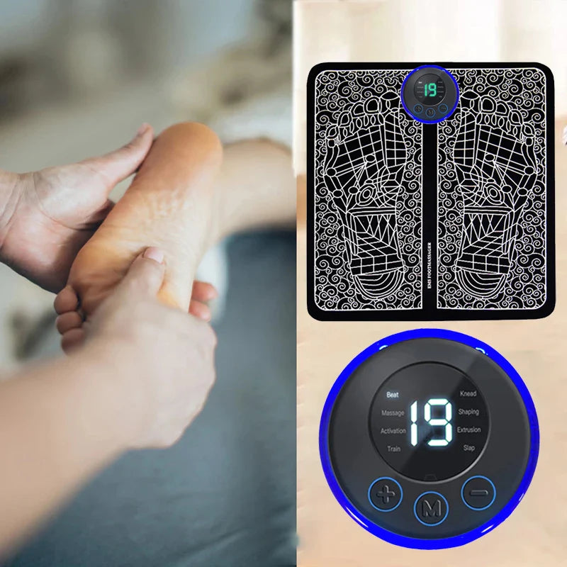 Electric Foot Massager Pad – Muscle Relaxation & Fitness Recovery Trainer for Home & Sport™