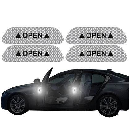 Reflective Car Accessories Door Sticker Safety Tape Inside Auto For Dacia Sandero Stepway 2023 Accessories Car Gadget