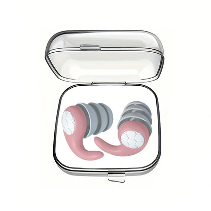 Soft Silicone Earplugs with Noise Cancellation
