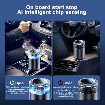Cloud Mist Magic – Rechargeable Car Freshener with Smart Scents!