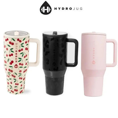 HydroJug Tumbler – 32OZ Stainless Steel Vacuum Insulated Travel Mug with Straw Lid
