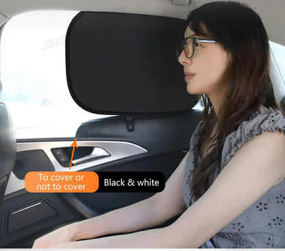Glare Reduction & Skin Protection Electrostatic Car Window UV Blocking Sun Shade