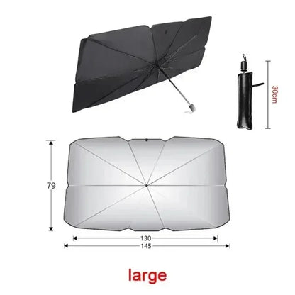 Universal Car Windshield Sunshade – Foldable & UV Protection