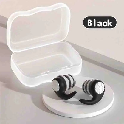 Soft Silicone Earplugs with Noise Cancellation
