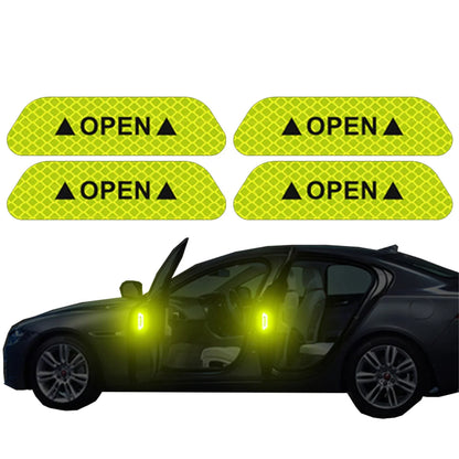 Reflective Car Accessories Door Sticker Safety Tape Inside Auto For Dacia Sandero Stepway 2023 Accessories Car Gadget