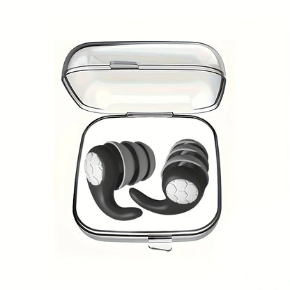 Soft Silicone Earplugs with Noise Cancellation