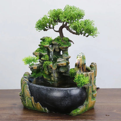 Wealth Feng Shui Flowing Water Fountain