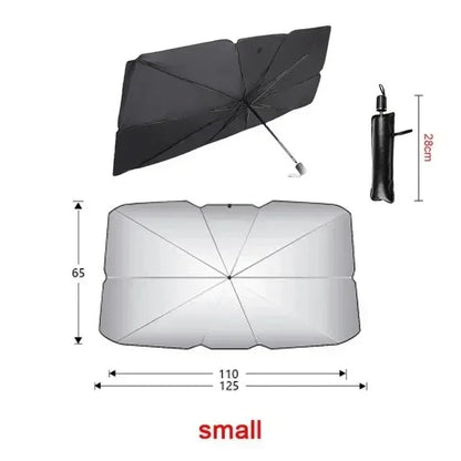 Universal Car Windshield Sunshade – Foldable & UV Protection