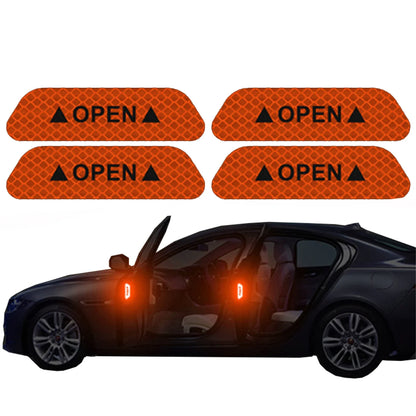 Reflective Car Accessories Door Sticker Safety Tape Inside Auto For Dacia Sandero Stepway 2023 Accessories Car Gadget